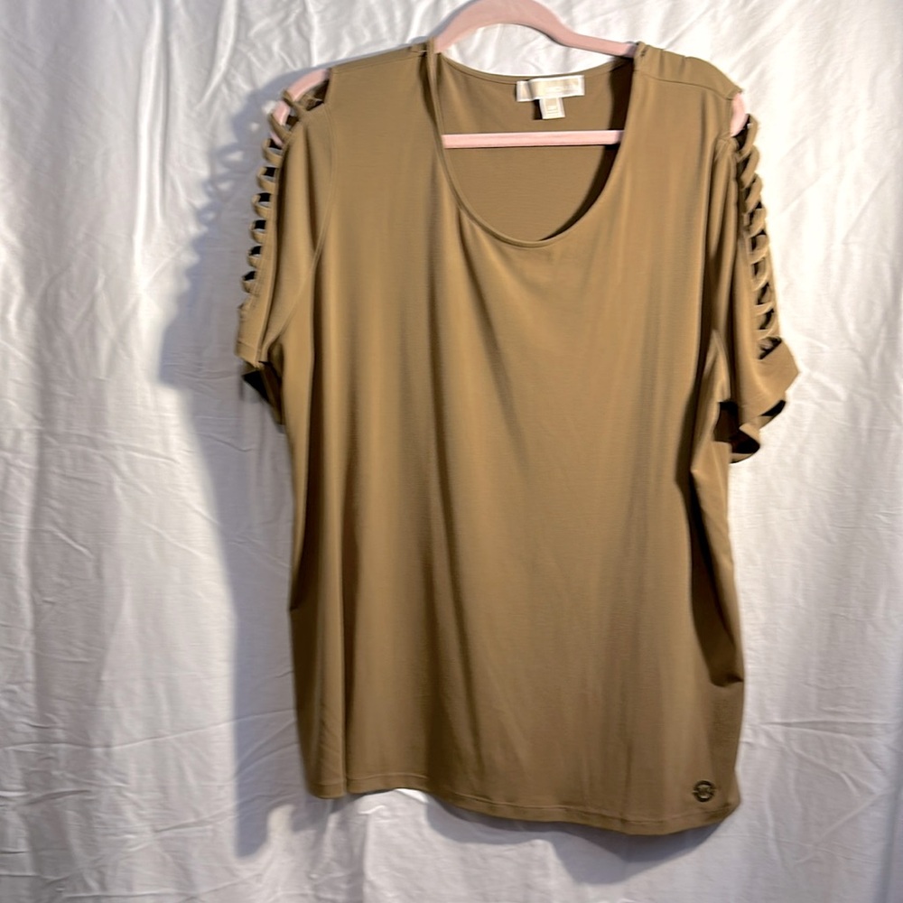 Tan Michael Kors blouse